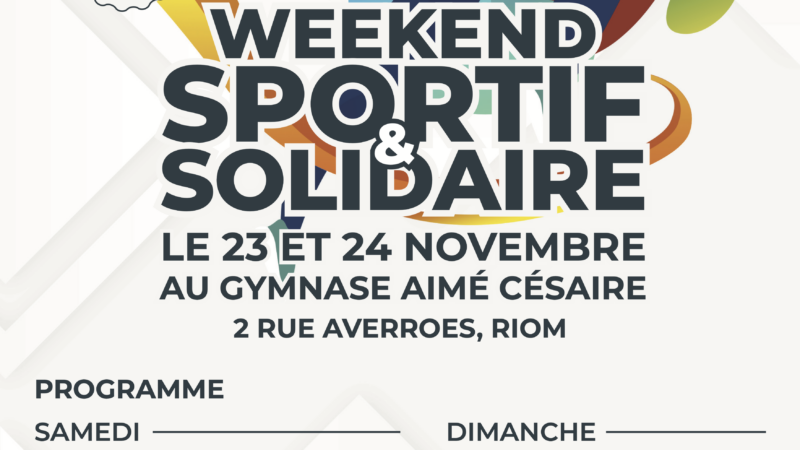 Week-end Solidaire 2024 : rdv les 23 & 24 novembre prochains !